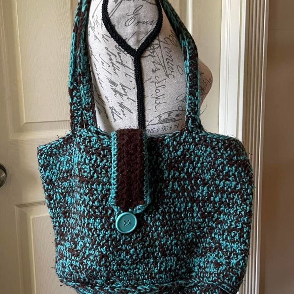 Unbranded Women's Brown and Green Bag